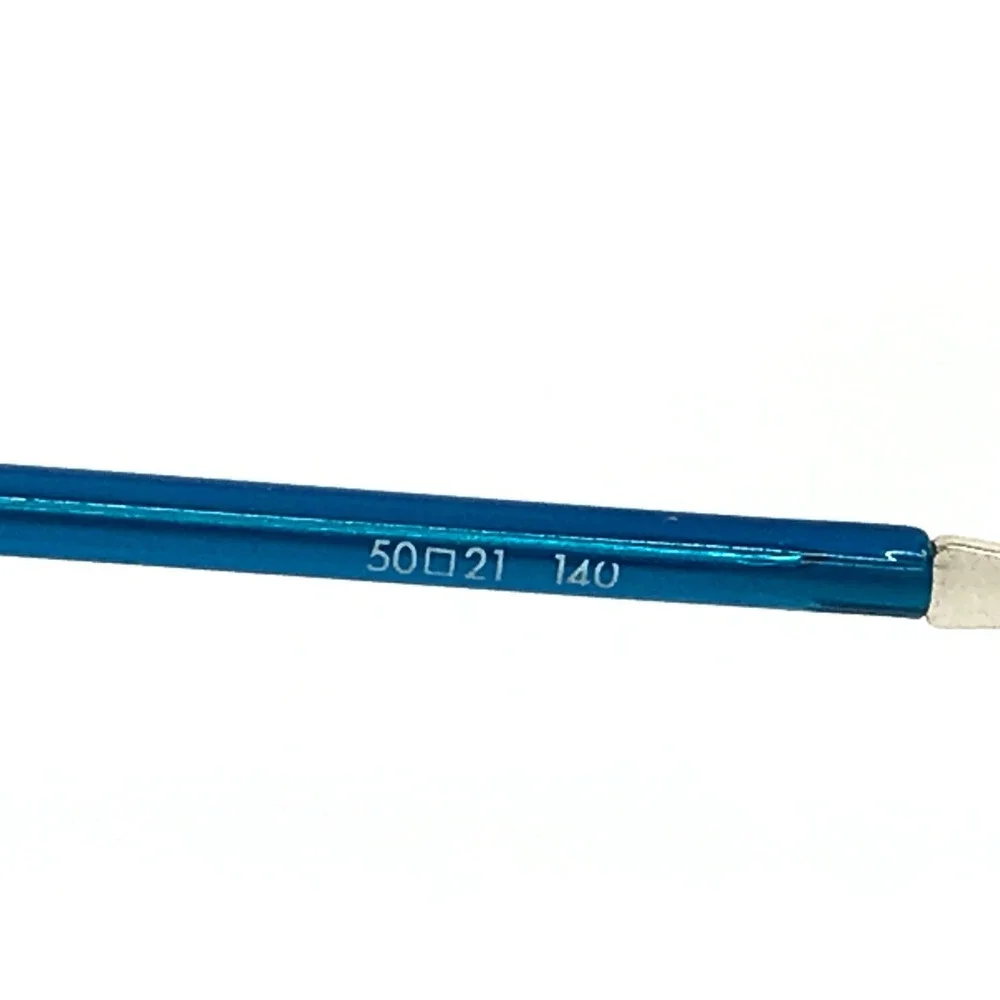 Brendel Eyeglasses Frames MOD.4577 COL.1 Blue Matte Silver Wire Rim 50-21-140